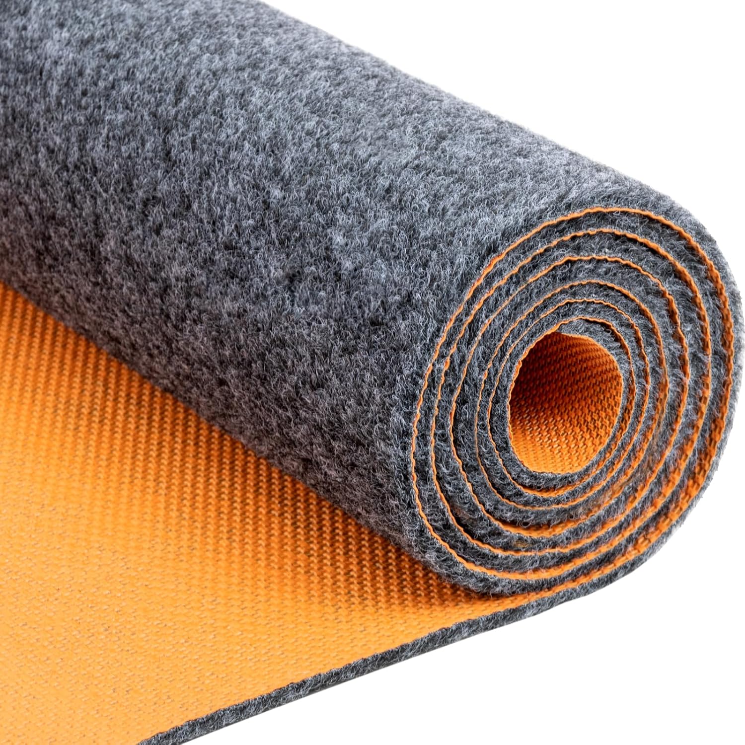 8.5 * 6.6 Ft Heavy Duty Oil Spill Mat, 6.5mm Thickened Large Garage Floor Mat for Under Car, 1/4" Waterproof Rubber Backing Absorbs Oil Quickly, Washable, Reusable, Durable, Non-Slip