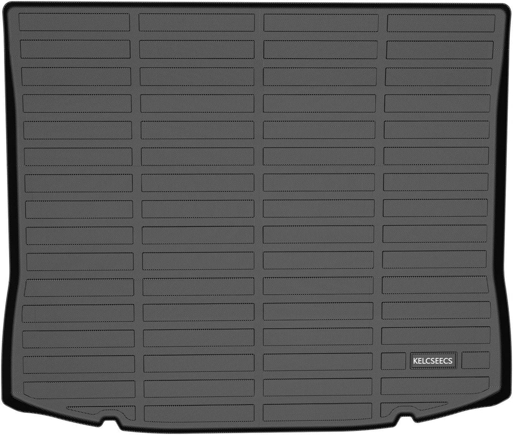 KELCSEECS® Floor Mats & Cargo Liner Custom for Ford Edge 2015-2024 & Ford Edge ST 2019-2024 All Weather Protection TPE Floor Liners Front& Rear Row Full Set Accessories Black