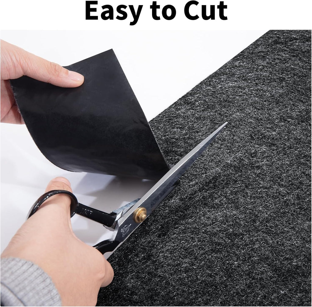 MABOZOO Garage Floor Mat 14.7x7.7 Ft, Extra Large Garage Carpet Rug, Reusable Absorbent Oil Spill Mat, Washable Parking Flooring Rug for Under Car, Protects from Spills, Drips and Stains