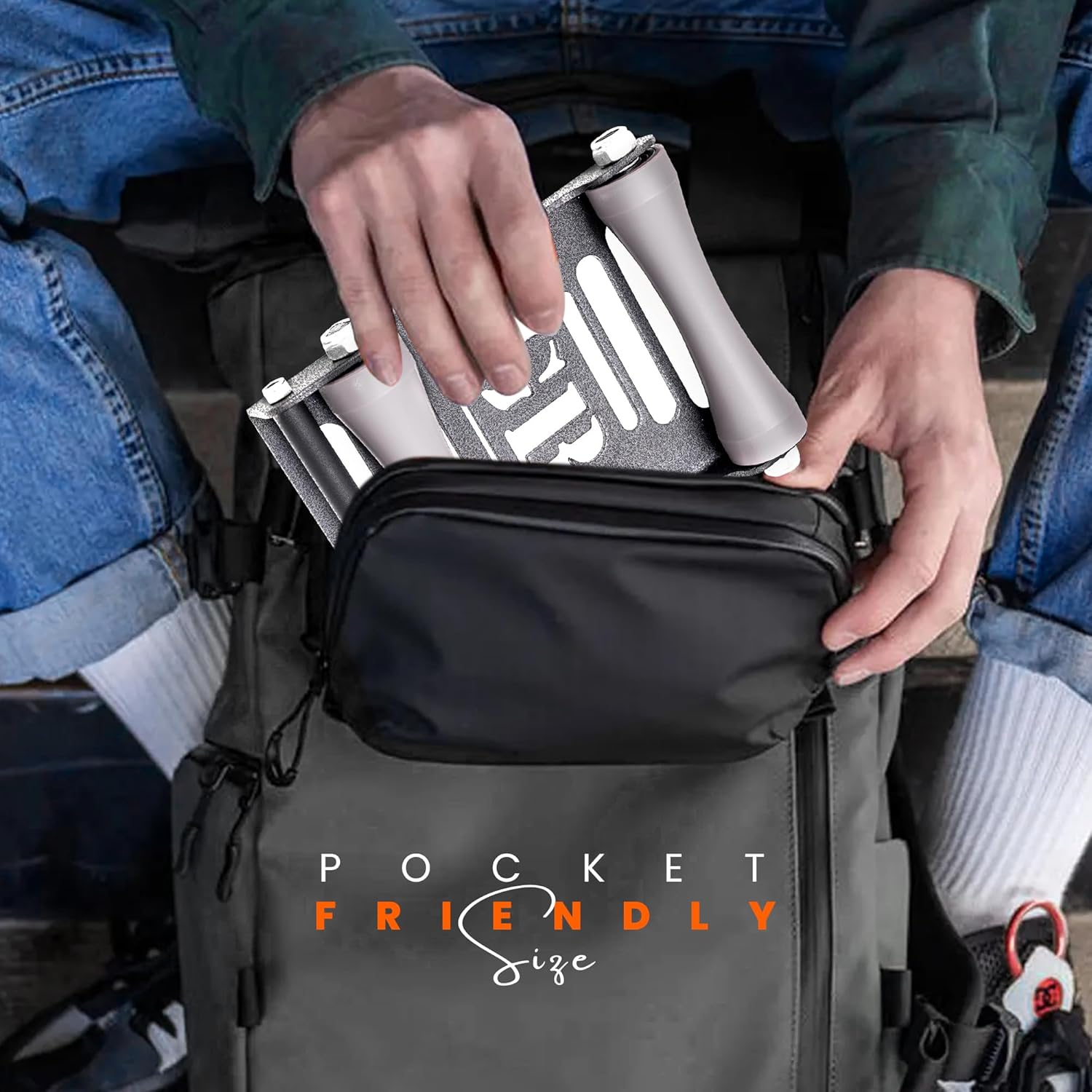 GRAND PITSTOP Motorcycle Roller Wheel Cleaning Stand - Paddock Stand Replacement - Wheel Roller Stand with Ramp Support for tire Cleaning & Chain Lubrication (Roller Large Antic Silver)