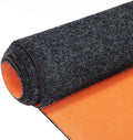 60" x 72" Heavy Duty Oil Spill Mat, Garage Floor Mat for Under Car, 1/4 Inch Thicked Waterproof Rubber Backing Mat Protect Floor, Reusable Oil Drip Leak Absorbent Pads