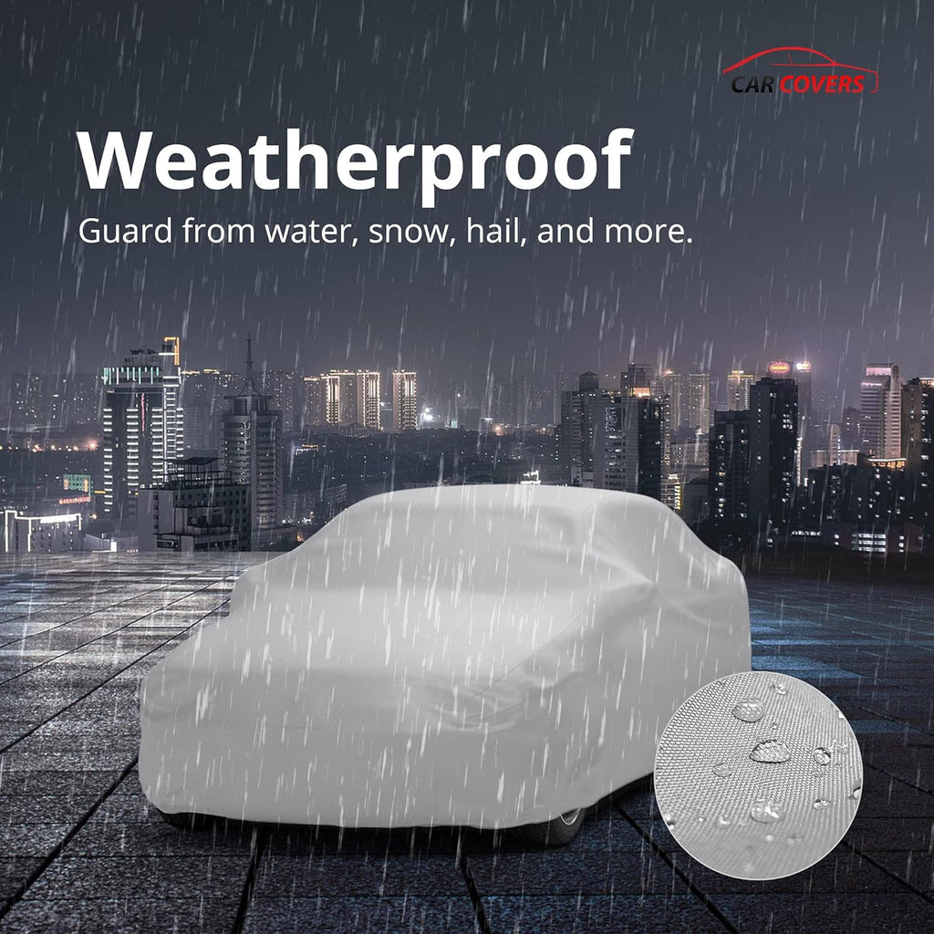 Car Covers Weatherproof Max Car Cover & Warranty Compatible with Porsche 1975-1989 911 Turbo (Type 930) – Outdoor Cover Theft Cable Lock Car Accessories Better Than Waterproof