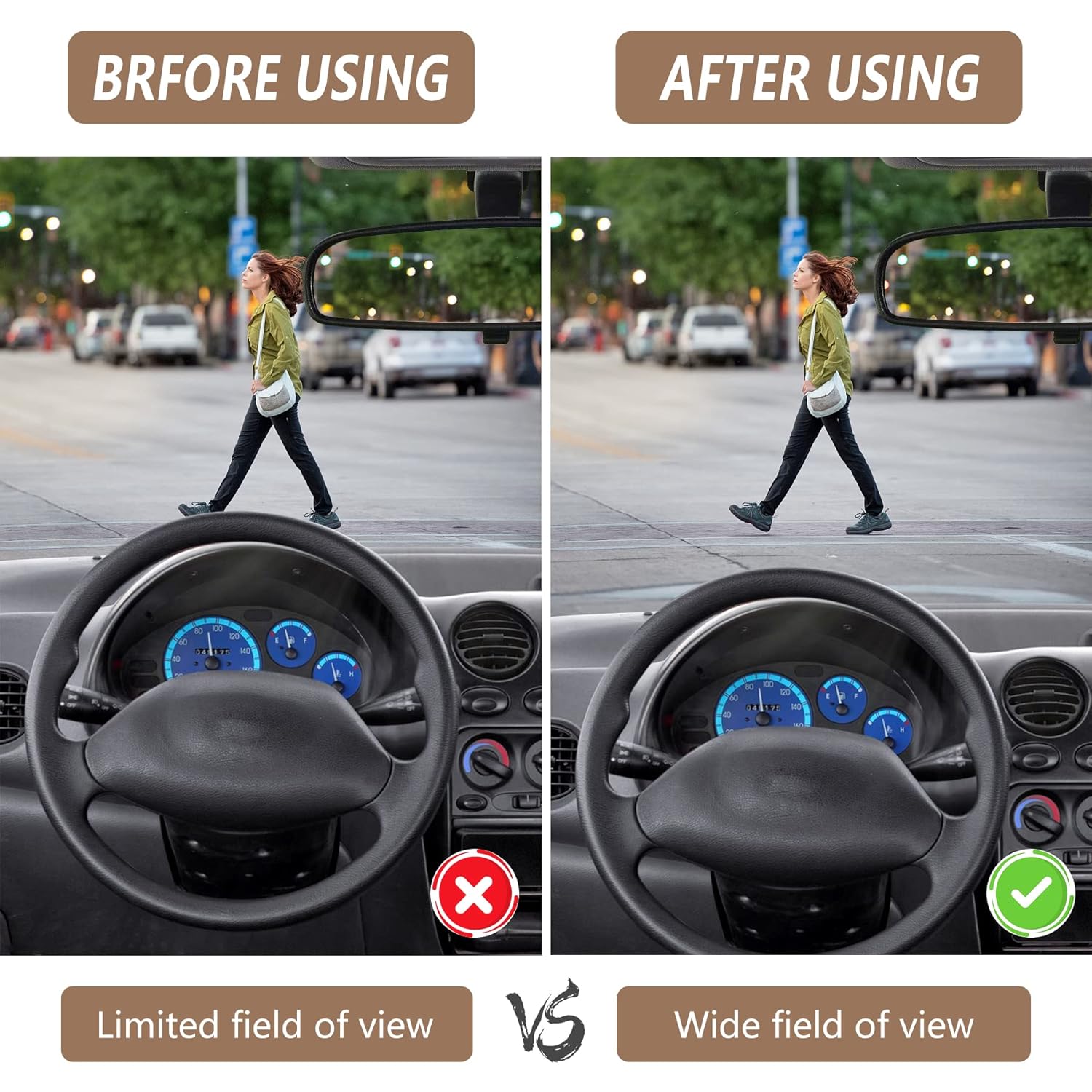 MYFAMIREA Car Seat Cushion Pad 1.2" Thick Comfort Seat Protector for Car Driver Seat Office Chair Home Use Memory Foam Seat Cushion with Non Slip Bottom, 20'' x 18.5'', Black