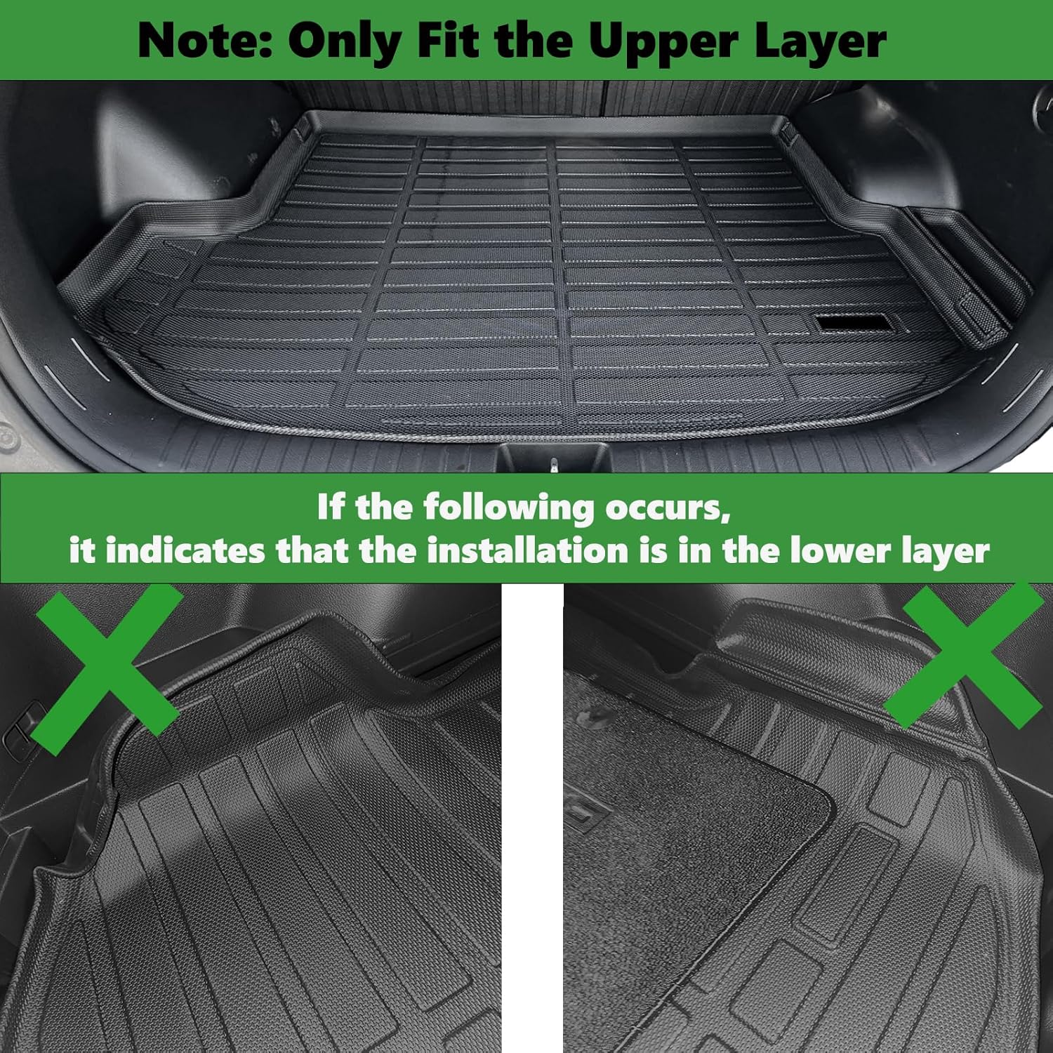 Accessories for Kia Seltos Floor Mats 2024 2025 Car Mats for Kia Seltos All Weather Floor Mats Cargo Liner
