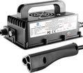 800W Lead Acid Battery Charger 48 Volt 15 AMP 3-Pin Triangular Plug EZGO RXV & TXT Golf Carts