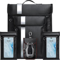 Faraday Bags,Anti-Tracking Faraday Bag For Phones&Laptops & Tablets & Car Keys,Fireproof & Waterproof EMP Bag,Faraday Cage With Handle