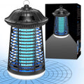 Bug Zapper Outdoor Indoor, 4200V Electric Mosquito Zapper Outdoor with LED Light, Electric Fly Zapper, Fly Traps, ABS Plastic, Plug in Mosquito Killer for Patio, Yard, Garden, Home
