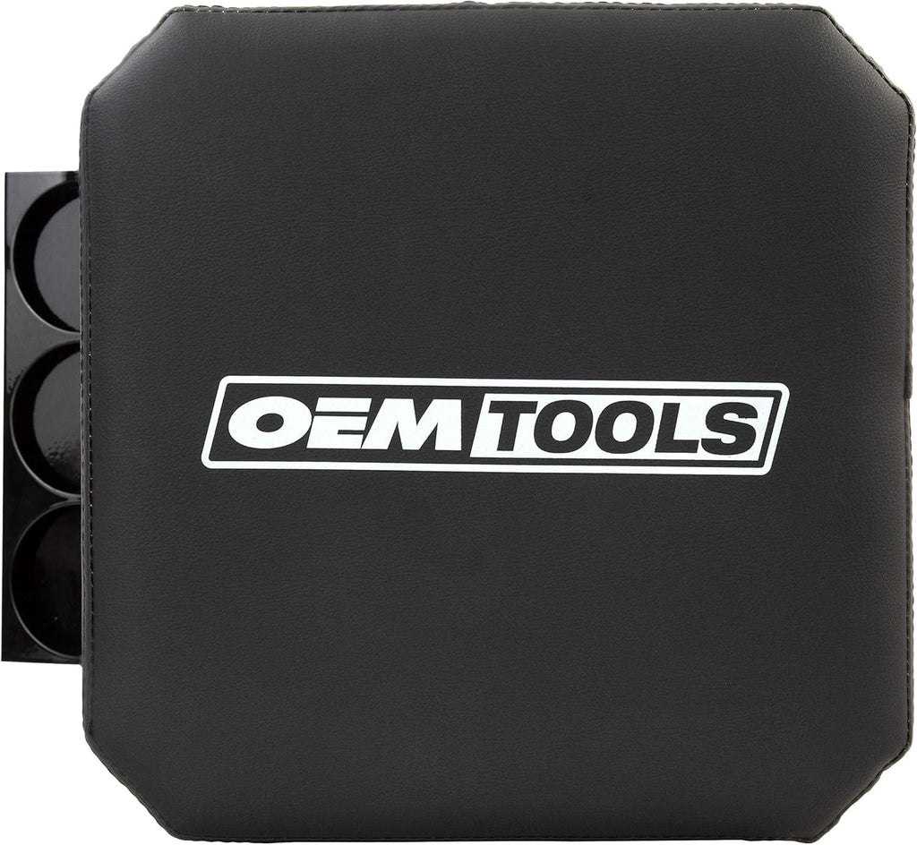 OEMTOOLS 24996 Blue Workshop Creeper Seat, Rolling Stool with Tool Storage, Mechanic Stool for Garage Work, 280 lb Capacity