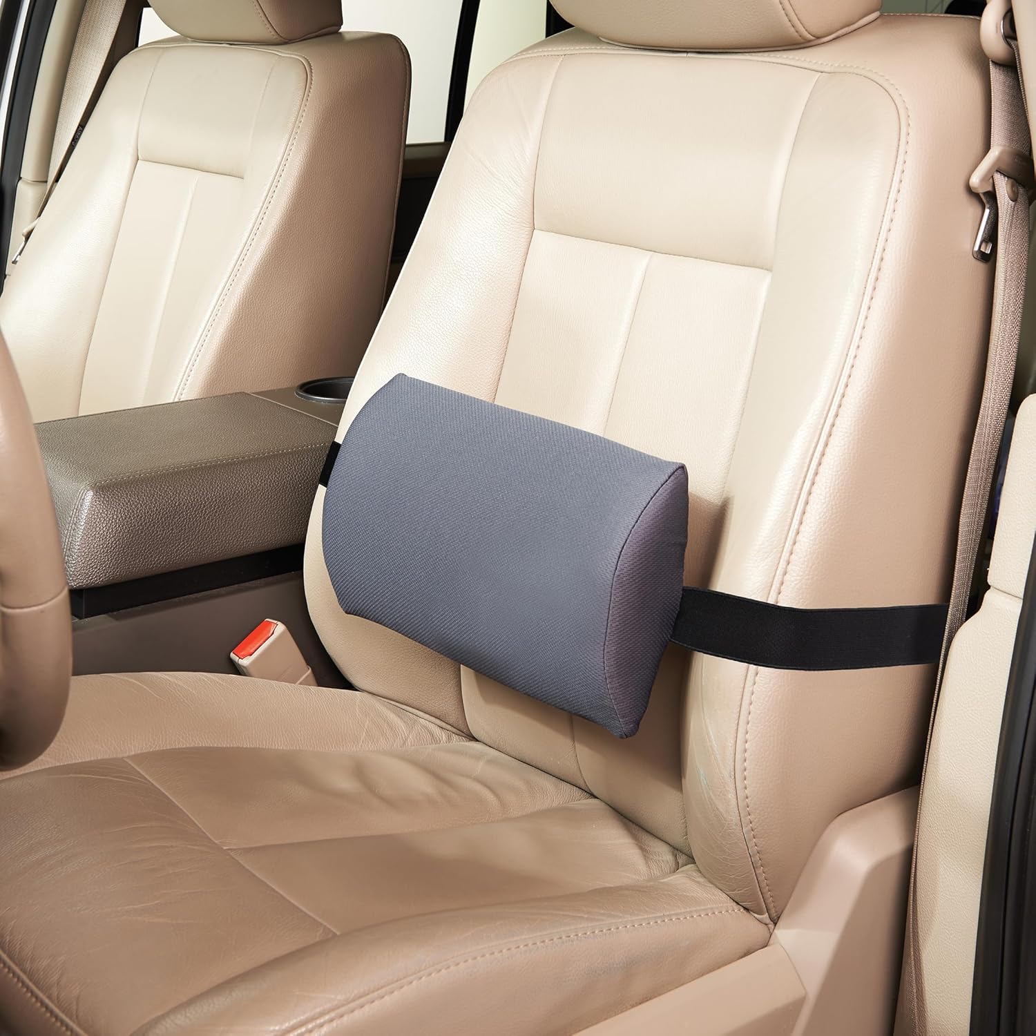 OPTP The Original McKenzie Slimline Lumbar Support – USA-Made Lower Back Support for Office Chair, Car Back Support, and Travel Lumbar Pillow. The Preferred Lumbar Cushion by Physical Therapists.