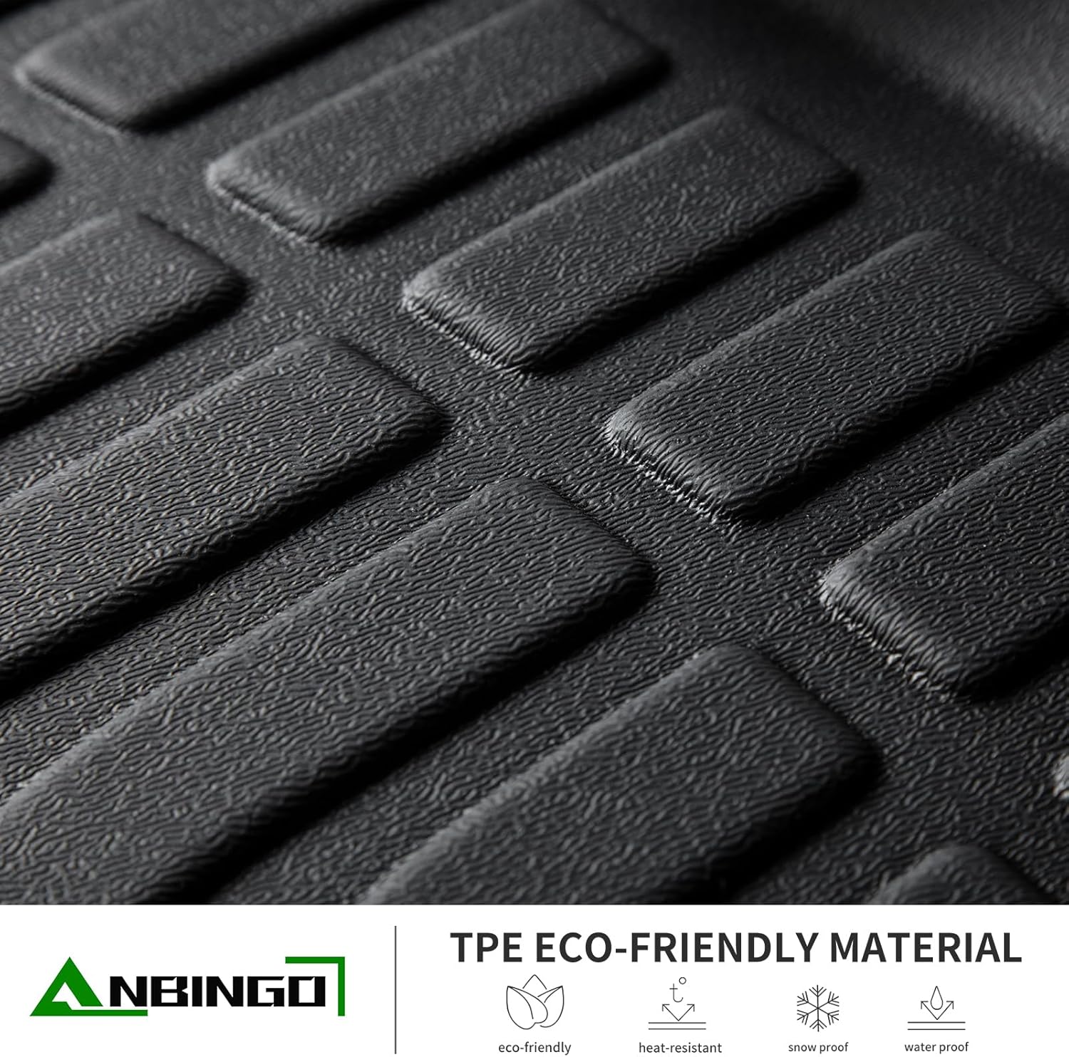 ANBINGO®Floor Mats Fit for Infiniti QX50 2019-2025 All Weather Mats for Infiniti QX50 TPE Car Mat Rugs for Infiniti QX50 Rubber Trunk Carpet for QX50