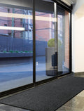 Urban Vista 3' x 10' Commercial Grade Striped Brush Step Entrance Mat, Vinyl Backing, Heavy Duty Indoor Outdoor Door Mat