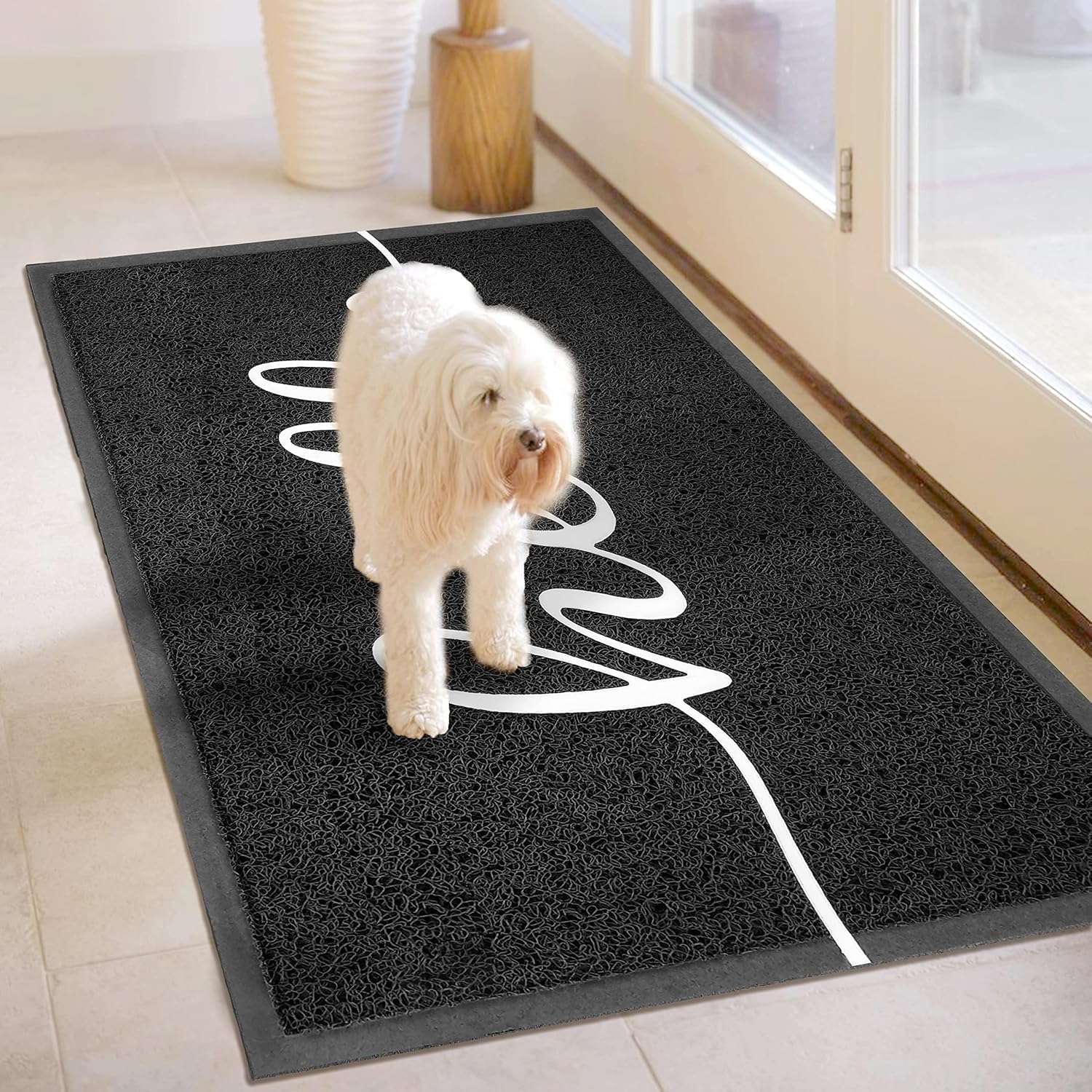 EARTHALL Funny Hello Mats Outside/Inside 48"x32", Front Door Mat Outdoor Entrance, Indoor Outdoor Mats for Home Entrance, Funny Doormat Outside/Inside Entrance, Front Porch Decor for Farmhouse