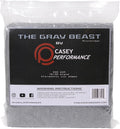 Microfiber Cleaning Cloth - The Gray Beast Towels, Streak-Free Cleaning Rags for Car Wash and Housekeeping, Ultra-Absorbent with Cut Edges to Avoid Scratches (Pack of 10, 16"x16")