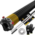 Garage Door Torsion Spring Kit 250x2x30 for Right Side of Garage Door with 1" Steel Bearing, Gloves, Manual, and Winding Bars Precision E-Coating 5-Year Warranty Minimum 30,000 Cycles (Black Cone)