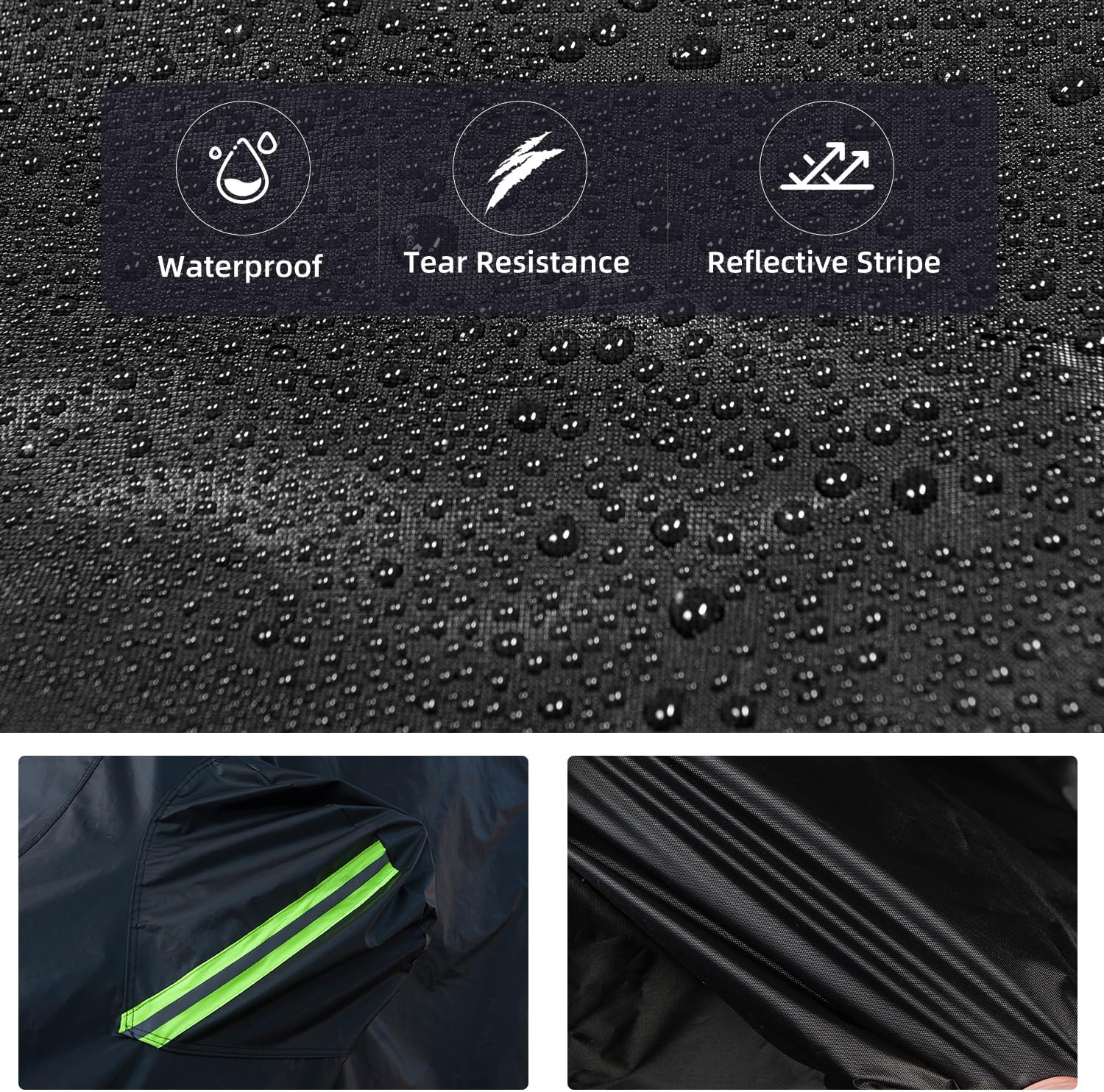 Car Cover Custom Fit for Honda Accord, Waterproof All Weather Full Exterior Cover Rain Snow UV Protection Cover with Door Zipper