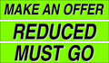 Ez-line Vinyl Windshield Stickers 3 Dozen 15 Inch Chartreuse Slogan Dealership Pro Pack for Car Lots (EZ115-Pack12)