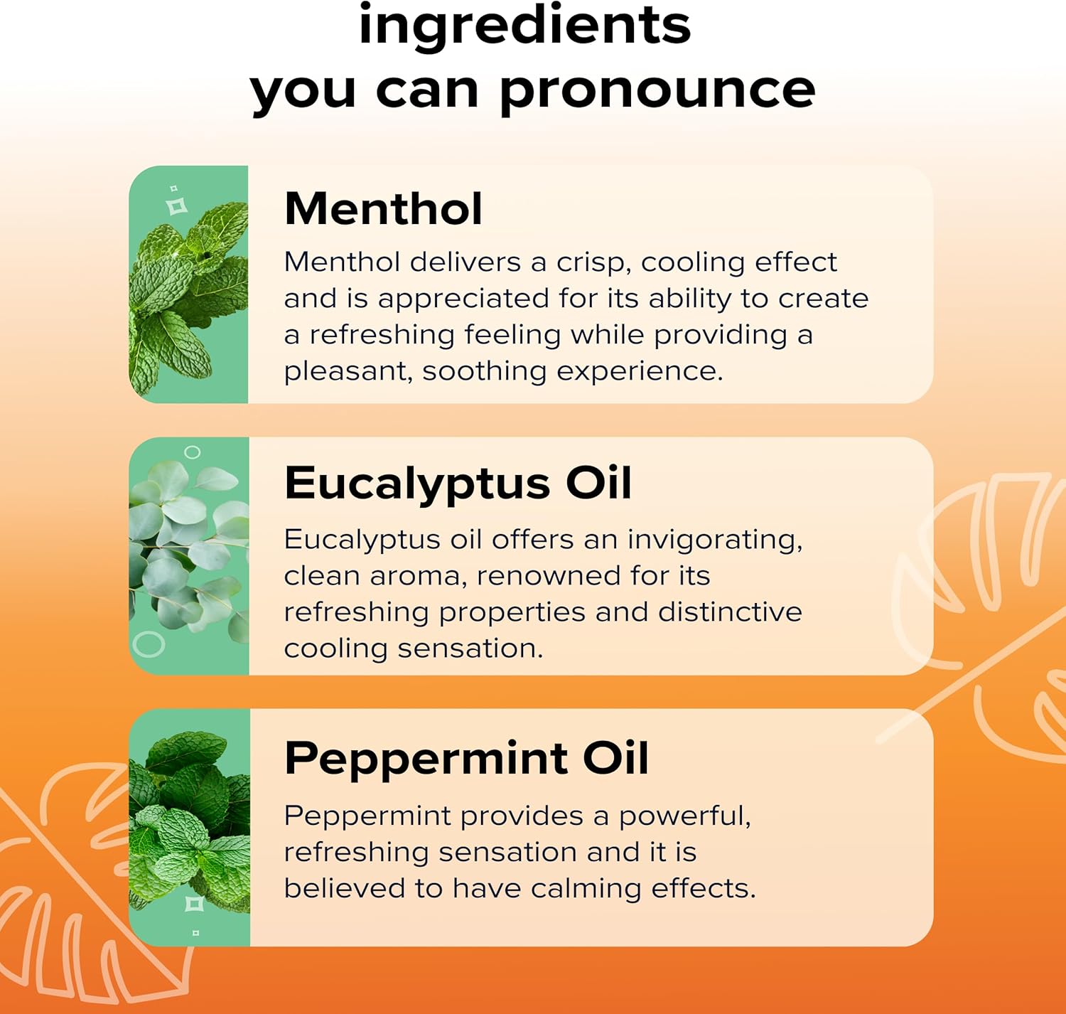 BoomBoom Nasal Stick | Vapor Flow Technology | Cool Refreshing Sensation | Natural Mood Boost | Simple Ingredients | Essential Oils + Menthol Inhaler (Mint, Wintermint, Tropical, Spearmint)