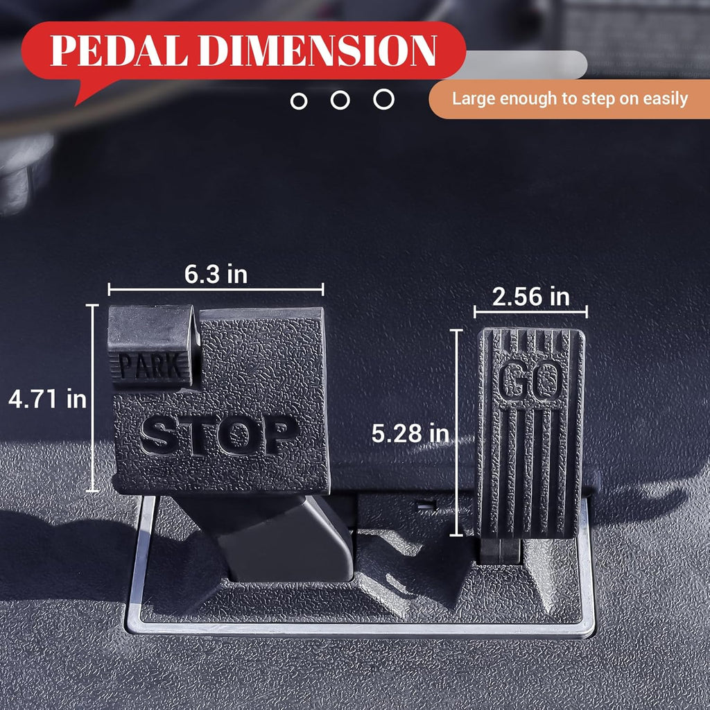 Drive-up Club Car Precedent Pedal Assy with Conversion Kit, Accelerator ASM Pedal&Brake Pedal (2nd gen), Universal for 2004-UP Precedent Onward & 2018-UP Tempo Gas Electric OEM 102500001 103974821