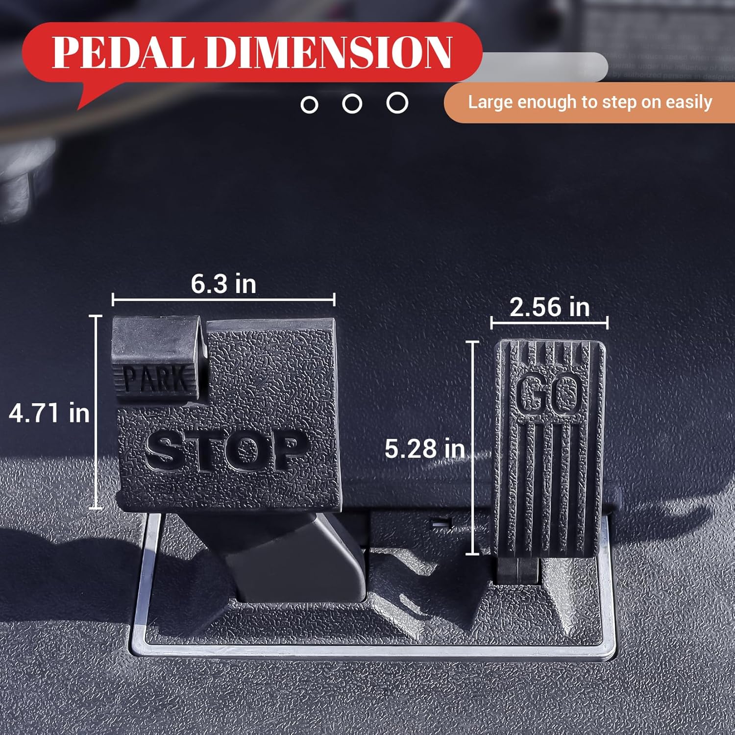 Drive-up Club Car Precedent Pedal Assy with Conversion Kit, Accelerator ASM Pedal&Brake Pedal (2nd gen), Universal for 2004-UP Precedent Onward & 2018-UP Tempo Gas Electric OEM 102500001 103974821