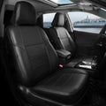 for Toyota Camry Seat Covers SE XSE SE Sport 2012 2013 2014 2015 2016 2017 - Custom Fit Car Seat Covers Full Set, Waterproof Breathable Leather Seat Covers for Cars, Black Not for Hybrid