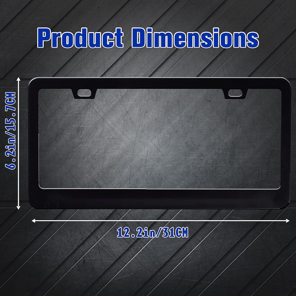 Jesus The Way The Truth The Life License Plate Frame Cross License Plate Frames Personalise Stainless Steel Funny Design Compatible with Standard License Plate Holder for USA Canada 6 X 12 Inch