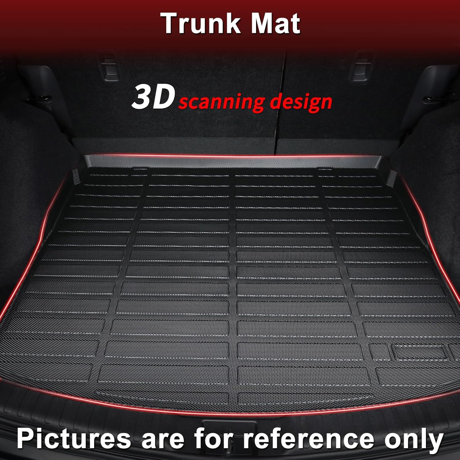 All Weather Floor Mats and Cargo Liners Set Fit for Camry 2007 2008 2009 2010 2011 TPE Car Mats Waterproof Anti-Slip Rubber Trunk Liners Camry Accessories