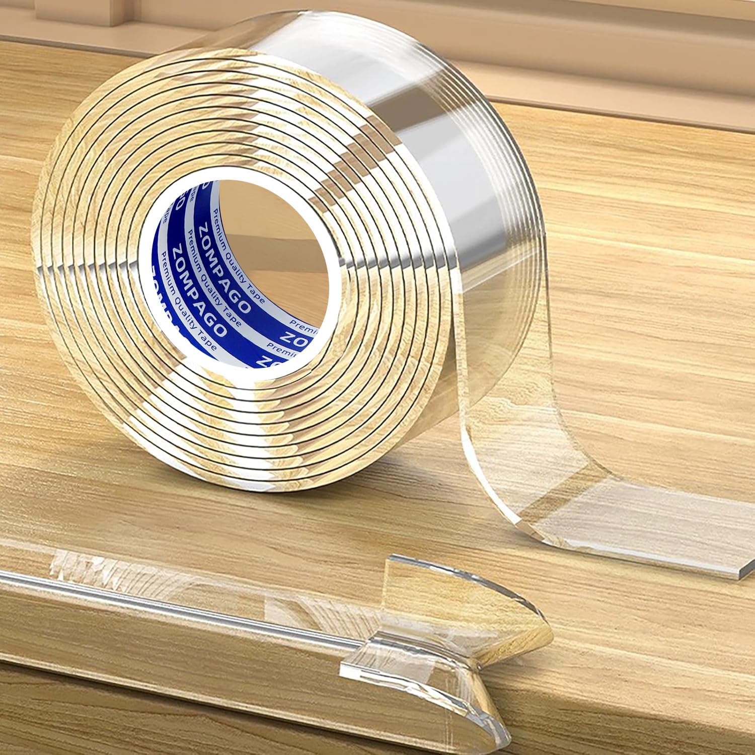 Clear Soft Corner Protectors for Furniture Strip,1.6in x 13FT,Sharp Edge & Table Bumper,Window Edge,Wall Protector, Soft Corner Guards Safe for Proof,Table Corner Protectors in Family