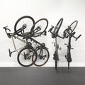 StoreYourBoard SwivelStow Road & Gravel Bike Storage Rack 4 Pack – Heavy Duty Bike Hanger, No-Lift Bike Wall Mount for Garage Bike Storage, Holds 70 lbs, Patent-Pending