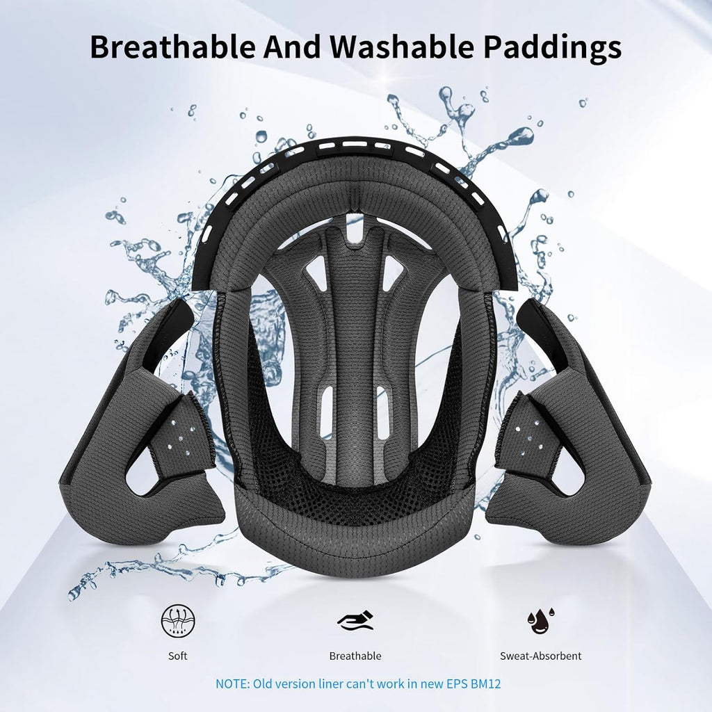 Full Face FreedConn Motorcycle Helmet Bluetooth 5.0 Integrated 2 Way Intercom DOT FMVSS-218 Rated Motorbike Helmet Communication with Dual Visor MP3 for Men Women New EPS