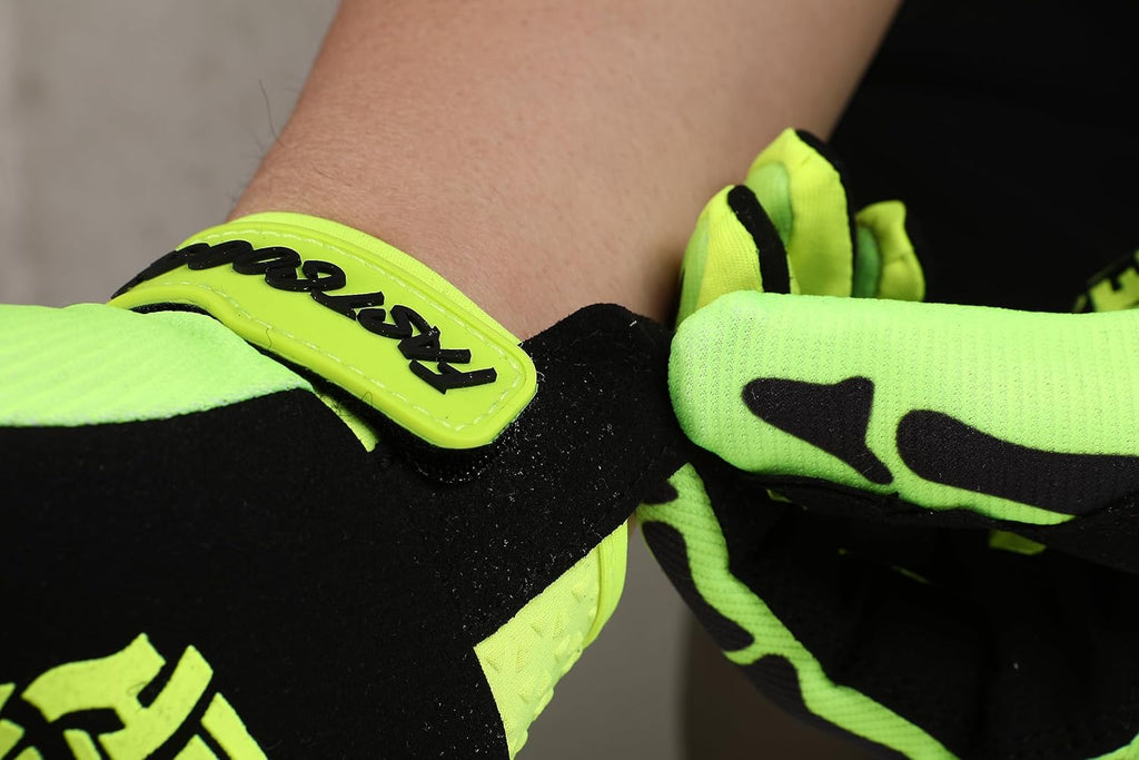 Skeleton Cool Motorcycle Bicycle Full Finger Off-Road Racing Gloves Outdoor Sports for Men Women & Mountaineering