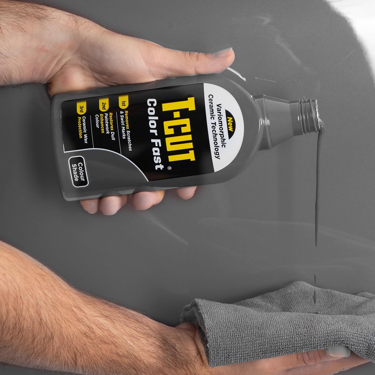 T-Cut Gray Scratch Remover Color Fast Paintwork Restorer Car Polish - 17 Fl Oz 13 Colours Available