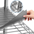 Sterling Shelf Liners Wire Rack Covers: Long-Lasting Shelf Liner Cover for Wire Shelving: Premium Cover Mats for Shelves in Pantry, Closet, etc: 18x36 Inch: Graphite, Set of 4