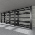 5-Tier Heavy Duty Garage Shelving Unit with Wire Shelves,3000 LBS Capacity Metal Storage Rack 76"H x 60"W x 24"D,Adjustable Boltless Steel Shelves for Garage,Basement,Pantry,Warehouse.3 Pack