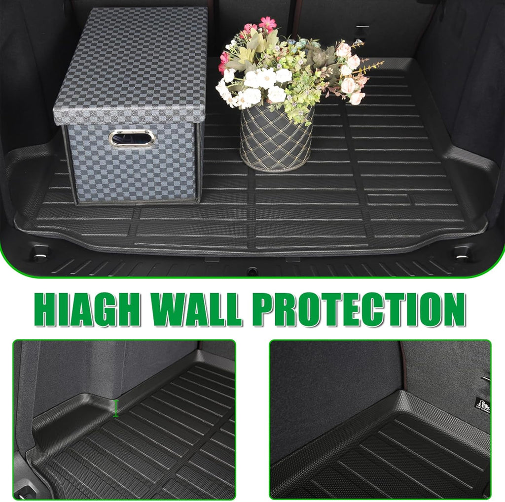 for Mitsubishi Outlander Floor Mats 2025 2024 2023 2022(Not for PHEV or Sport Models),Car Mats for Mitsubishi Outlander All Weather Floor Mats Cargo Liner Accessories Backrest Anti-Slip Mat 2022-2025