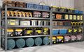 65" W Heavy Duty Garage Shelving, 84" H Garage Storage Shelves, 5 Tier Metal Shelving Unit, Adjustable Commercial Shelving, 2 Pack