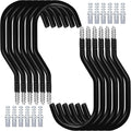 HORUSDY 12 Pack Heavy Duty Bike Hooks - 6 Inch, 100LBS Capacity for Garage Wall and Ceiling