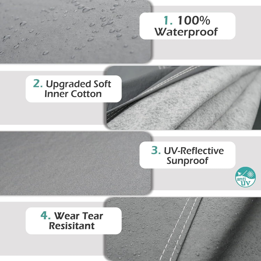 Premium Car Cover Custom Fit Ford Escape (2008-2025), 16 Layers Heavy Duty Car Cover Waterproof All Weather with Zipper Door for Sun Rain Snow Dust Uv Protection