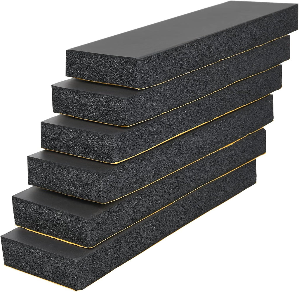 Garage Wall Protector Bumper Guards - 6 Pack Universal 1-3/16" Thick Car Door Edge Guard Self-Adhesive Comprehensive Protection EVA Foam Scratch Prevention Padding for Warehouse Parking Narrow Garage