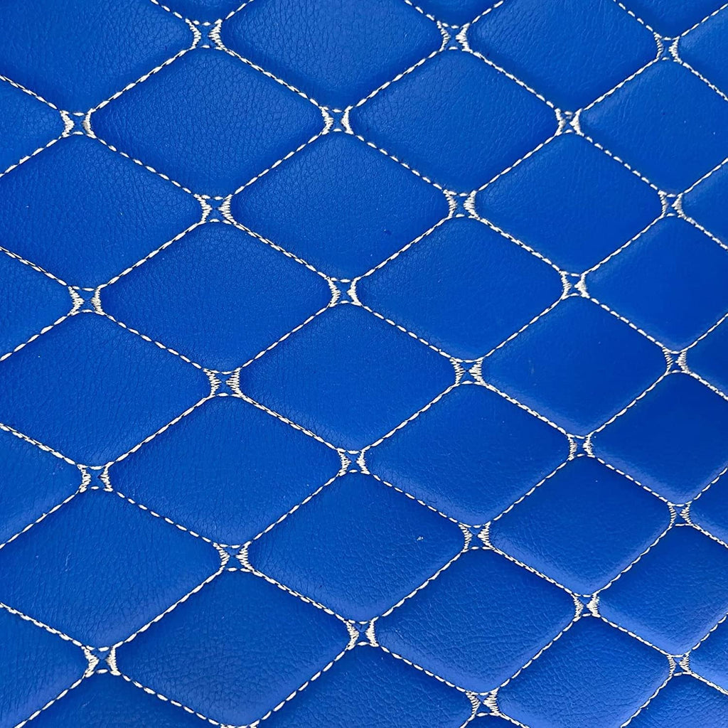 Custom All-Weather Protection Luxury Leather Floor Mats for Cars SUVs Trucks According Anti-Slip Leather Floor mats ﻿ (10,Blue)
