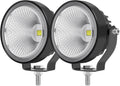 4 Inch Led Pod Light IP68 White LED Work Light Bar Car 12V 24V Led Flood Beam For Trailer Motorcycle Truck 4x4 Off Road Pick-up Deck Dock Marine Auxiliary Fog Driving Lights 2PCS