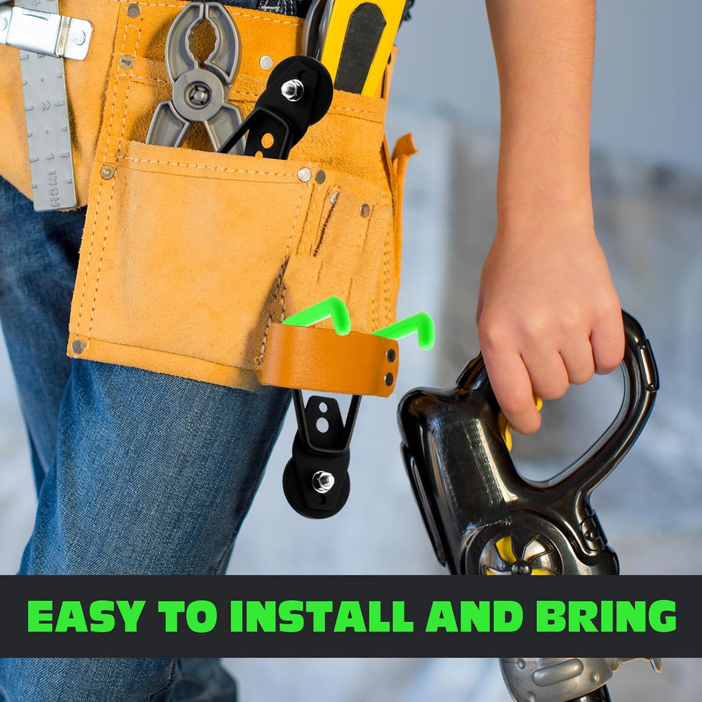 Landhoow Large Magnetic Hooks Heavy Duty Garage Magnet Hooks Strong Storage Utility Magnetic Hangers with Anti Slip Rubber Coating for Indoor and Outdoor Hanging(Green,6 Pcs)
