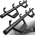 YITAMOTOR Drop Running Boards Compatible with 2007-2018 Chevy Silverado/GMC Sierra 1500 Crew Cab, 2007-2019 2500HD 3500HD Crew Cab Carbon Steel Side Steps Nerf Bars Rails