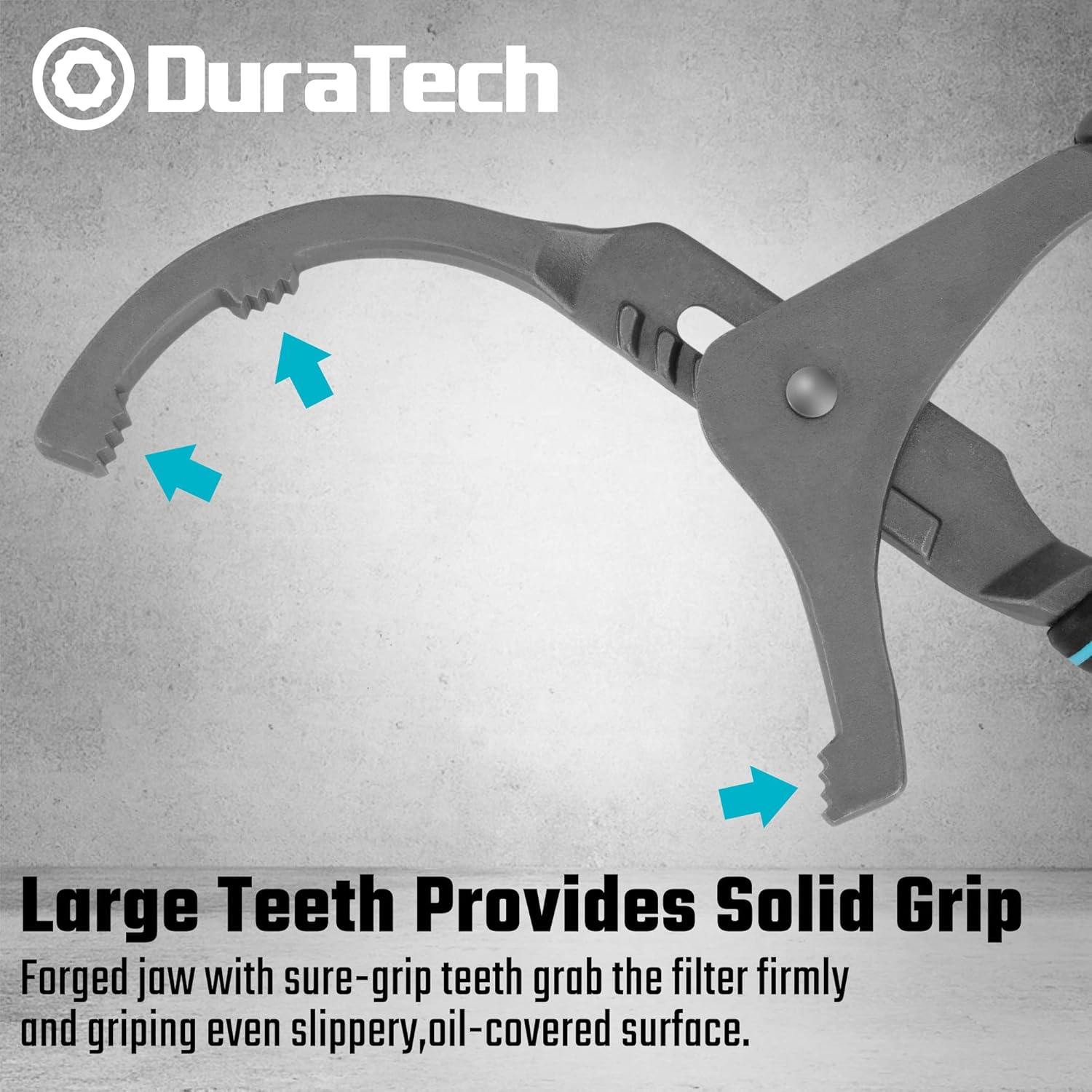 DURATECH Oil Filter Wrench Set, 9" & 12" Oil Filter Removal Tools, Pliers for Cars, Trucks, Motorcycles