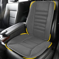 Memory Foam Car Seat Cushion with Lumbar Support Pillow - 4D Mesh Ventilation for Back & Sciatica Pain Relief, Auto Pad Suitable for Car, Truck, SUV, Dark Grey