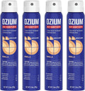 Ozium 3.5 Oz. Air Sanitizer & Odor Eliminator for Homes, Cars, Offices and More, Vanilla Scent, 4 Pack