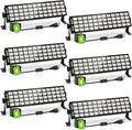 6 Pack LED Shop Lights, 100W 11000LM Plug in Garage Light with 6FT Power Cord, IP66 Waterproof Work Bench Shop Lights for Garage, Workshop, Warehouse, Outdoor, Yard, Garden