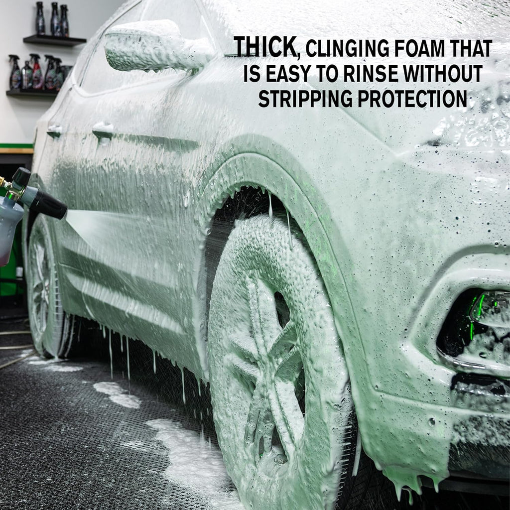Turtle Wax 54320 Hybrid Solutions Slick-N-Slide Pure Wash, pH Neutral, Extreme Foaming Car Wash Soap, Hand Wash or Foam Cannon Application, Clay Bar Lubricant, Spot Free Clean, 64 oz. (Pack of 1)