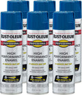 Rust-Oleum 7527838-6PK Professional High Performance Enamel Spray Paint, 15 Oz, Gloss Royal Blue, 6 Pack