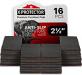 Non Slip Furniture Pads X-PROTECTOR – 16 PCS Furniture Grippers 2 1/2" - Ideal Self-Adhesive Rubber Feet for Furniture Feet – Non Skid Furniture Pads Floor Protectors – Keep Furniture in Place!