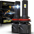 Cougar Motor H11 Bulbs, H11 Light Bulb H8 H9 Fog Lights 6500K White Non-Polarity H11 Fog Bulb Plug and Play - Pack of 2